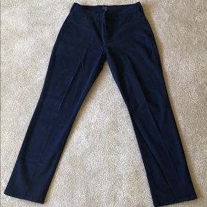 NYDJ navy jeans straight leg